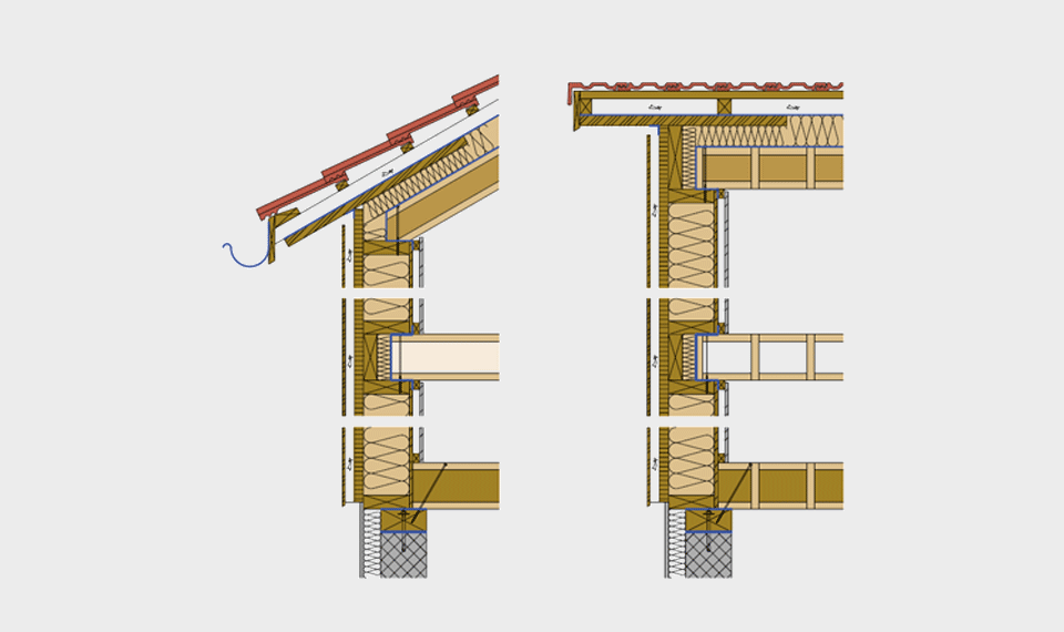LIGNATUR Decken-und Dachelemente, Holzrahmenbau